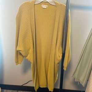 Yellow Cardigan sweater